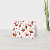 チェリーパターン1 ノートカード (正面)