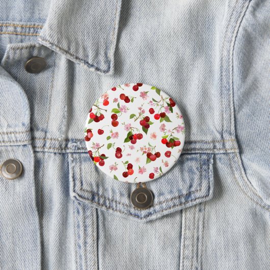 チェリーパターン1 缶バッジ (インサイチュ)