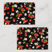 チェリーパターン2 ノートカード (正面/裏面)