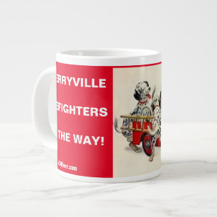 チェリービル消防士が途中で巨大なコーヒーM ジャンボコーヒーマグカップ