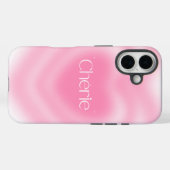 チェリーピンクハートIphoneケース | ピンクの美学 Case-Mate iPhoneケース (裏面 (横))