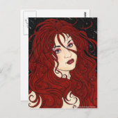 チェリーピンナップはがき ポストカード (正面/裏面)