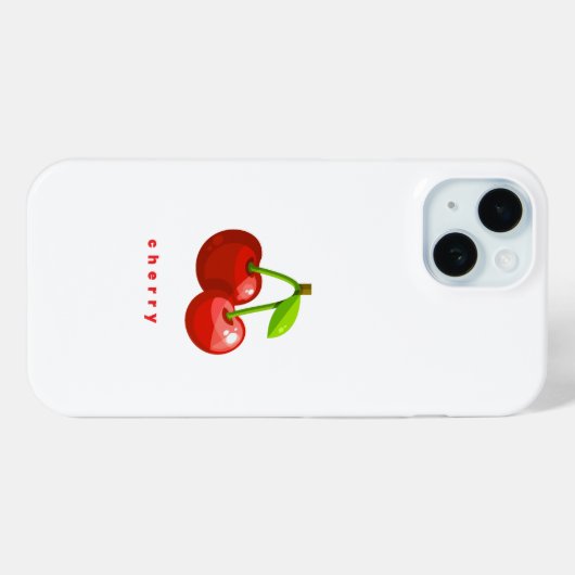 チェリーフォンケース Case-Mate iPhoneケース (裏面 (横))