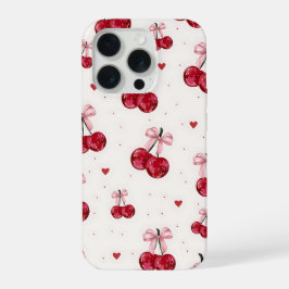 チェリーボウフォンケース iPhone 15 PROケース