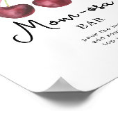 チェリーボウベイビーシャワーモモサバー ポスター (角)