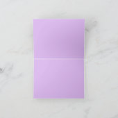 チェリーライトハウスラベンダーサンキューカード サンキューカード (内部)