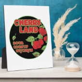 チェリーランドドアカウンティウィスコンシン フォトプラーク (側面)