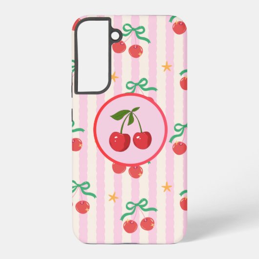 チェリーリボンドリームス フォンケース SAMSUNG GALAXYケース (裏面)