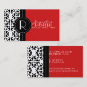 チェリーレッドの財産のダマスク織のお母さんのテレホンカード/ コーリングカード (正面/裏面)