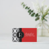 チェリーレッドの財産のダマスク織のお母さんのテレホンカード/ コーリングカード (スタンド正面)