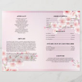 チェリー葬儀テンプレート (裏面)