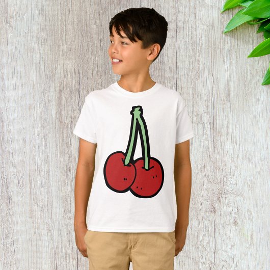 チェリー2個 Tシャツ