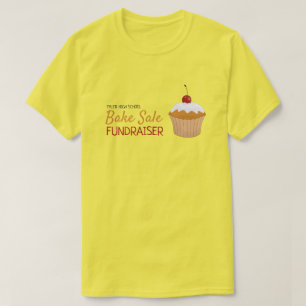 チェリー カップケーキ チャリティー ベイク セール イベント Tシャツ