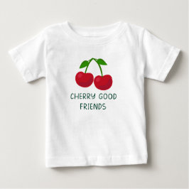チェリー・グッド・フレンズ ベビーTシャツ