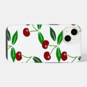 チェリー シームレス パターン iPC iPhoneケース (裏面横)