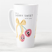 チェリー スイート カフェラテマグ (左アングル)