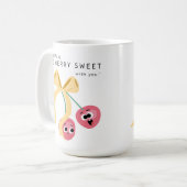 チェリー・スイート コーヒーマグカップ (正面左)