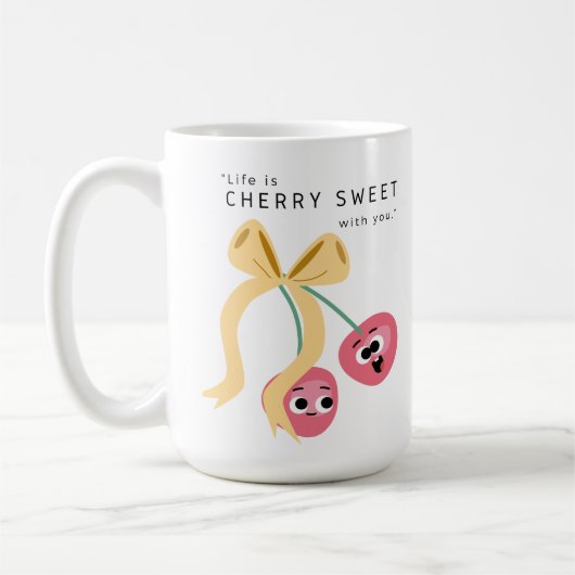 チェリー・スイート コーヒーマグカップ (左)