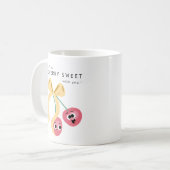 チェリー スイート コーヒーマグカップ (正面左)