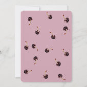 チェリー スウィート16 パーソナライズ パーティー 招待状 (裏面)