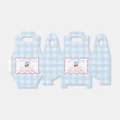 チェリー スウィート ブルー コケッタ ブライダル シャワーファボリ ボックス (折り畳みなし)