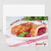 チェリー・ターンオーバー・デー 招待状 (正面/裏面)