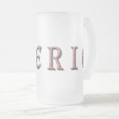 チェリー フロストグラスビールジョッキ (正面右)