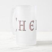 チェリー フロストグラスビールジョッキ (正面左)