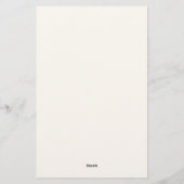 チェリー ブライダル シャワーのためのデート ナイト カード (裏面)