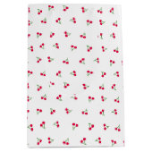 チェリー（ホワイト） ミディアムペーパーバッグ (正面)