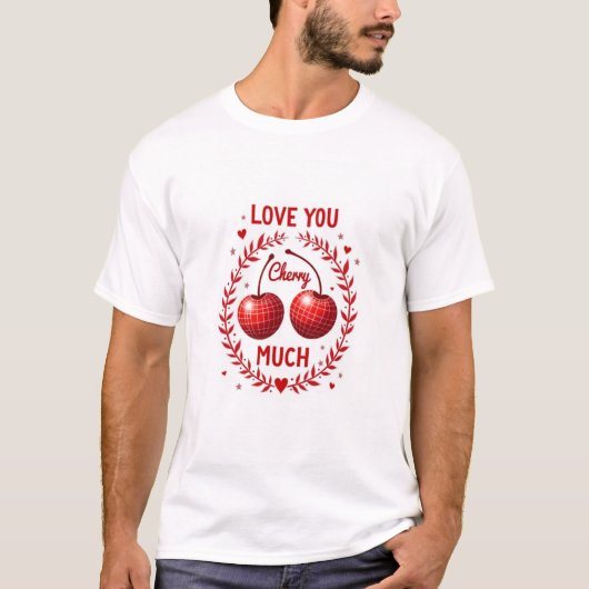 チェリー・マッチョ・ラブ メンズTシャツ Tシャツ (正面)