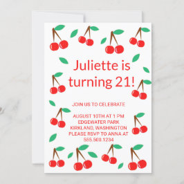 チェリー 招待状