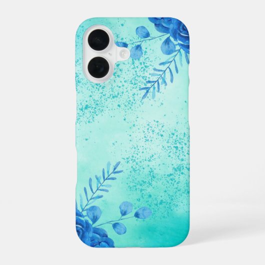 チェリー 水彩の花 | iPhone 16ケース (裏面)