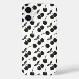 チェリー iPhone 16 PLUSケース