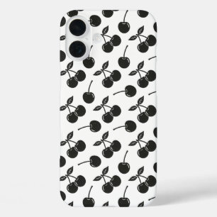 チェリー iPhone 16 PLUSケース