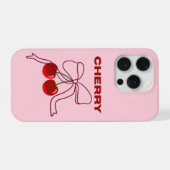 チェリーiPhoneケース iPhoneケース (裏面横)