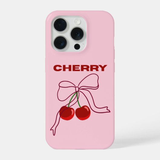 チェリーiPhoneケース iPhoneケース (裏面)