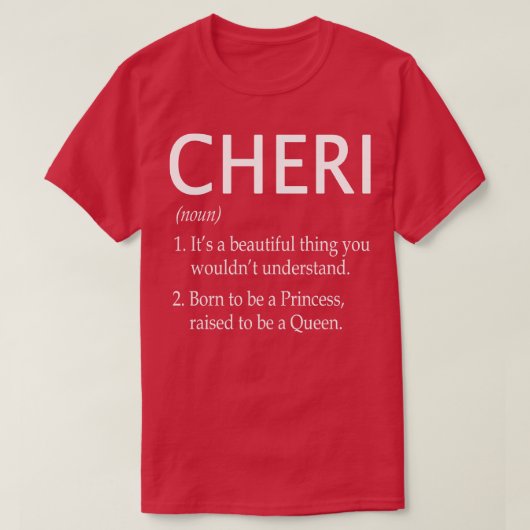チェリ名ギフト108 Tシャツ (デザイン正面)