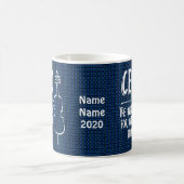 チェリ知性があるスト線スケッチ コーヒーマグカップ (中央)