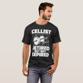 チェリ退職したストオーケストラViolincello Cello Tシャツ (正面フル)