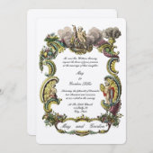 チェルカラフルブとバロックのロココ 招待状 (正面/裏面)