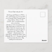 チェルケシアのクリッパー帆船1866 ポストカード (裏面)