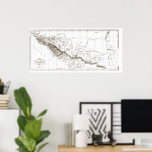 チェルケシアの地図1840 ポスター (ホームオフィス)