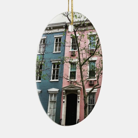 チェルシーのタウンハウス、NYC セラミックオーナメント (右)