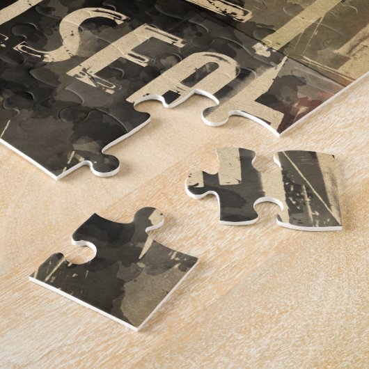 チェルシーのホテルのニューヨークのヴィンテージの芸術のパズル ジグソーパズル (側面)