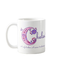 チェルシーの一流の意味装飾的なCモノグラムのマグ