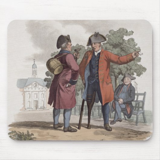 チェルシーの年金者、騎兵隊そして「Coからの歩兵、 マウスパッド (正面)
