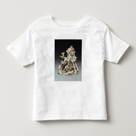 チェルシーの磁器の農場構内の時計箱 トドラーTシャツ (正面)