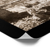 チェルシーの遺跡の写真1908 ポスター (角)