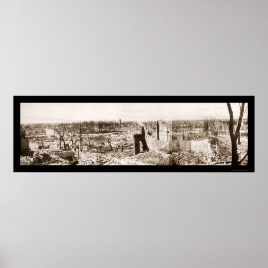 チェルシーの遺跡の写真1908 ポスター (正面)